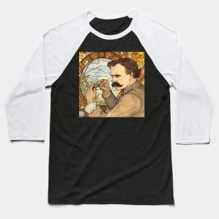 Friedrich Nietzsche Baseball T-Shirt